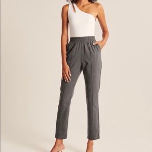 Abercrombie & Fitch High-Waist Menswear Straight Leg Pants - SZ Large Long/Tall